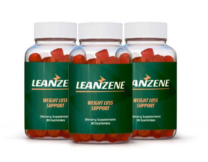 Leanzene 3 bottle pack weight loss gummies